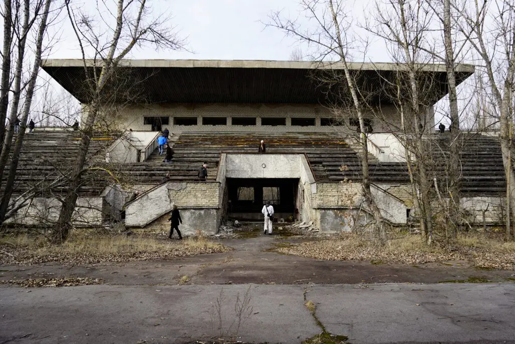 Avanhard Stadium Pripyat Chernobyl Ukraine