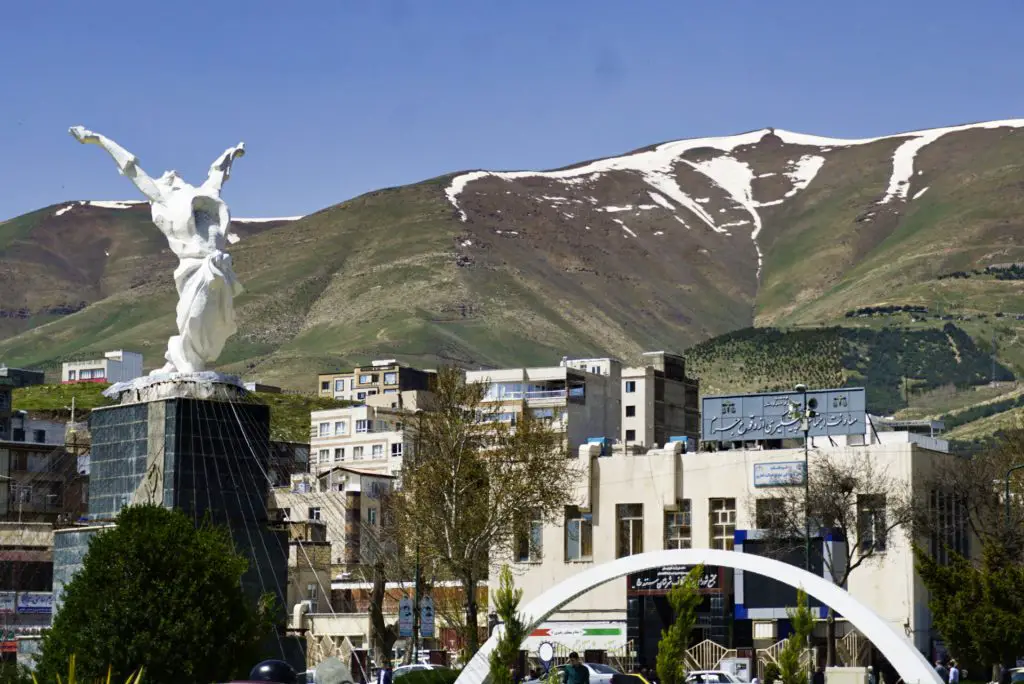 Azadi square, Sanandaj, Kurdistan, Iran
