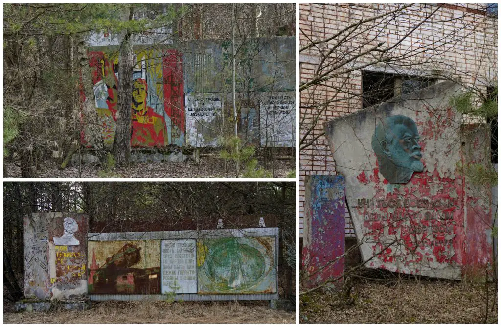 Murals Pripyat Chernobyl Ukraine
