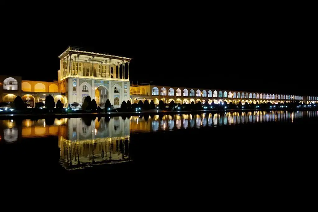 Naqsh-e Jahan square, Ali Qapu palace, Isfahan, Iran