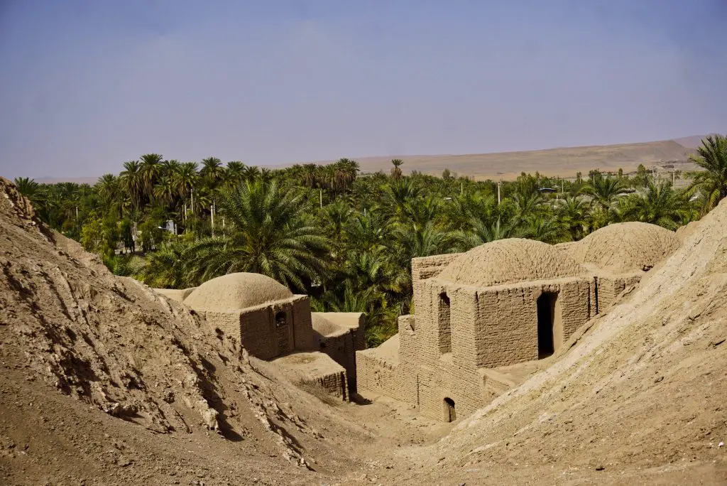 Oasis village, Kerman province, Iran