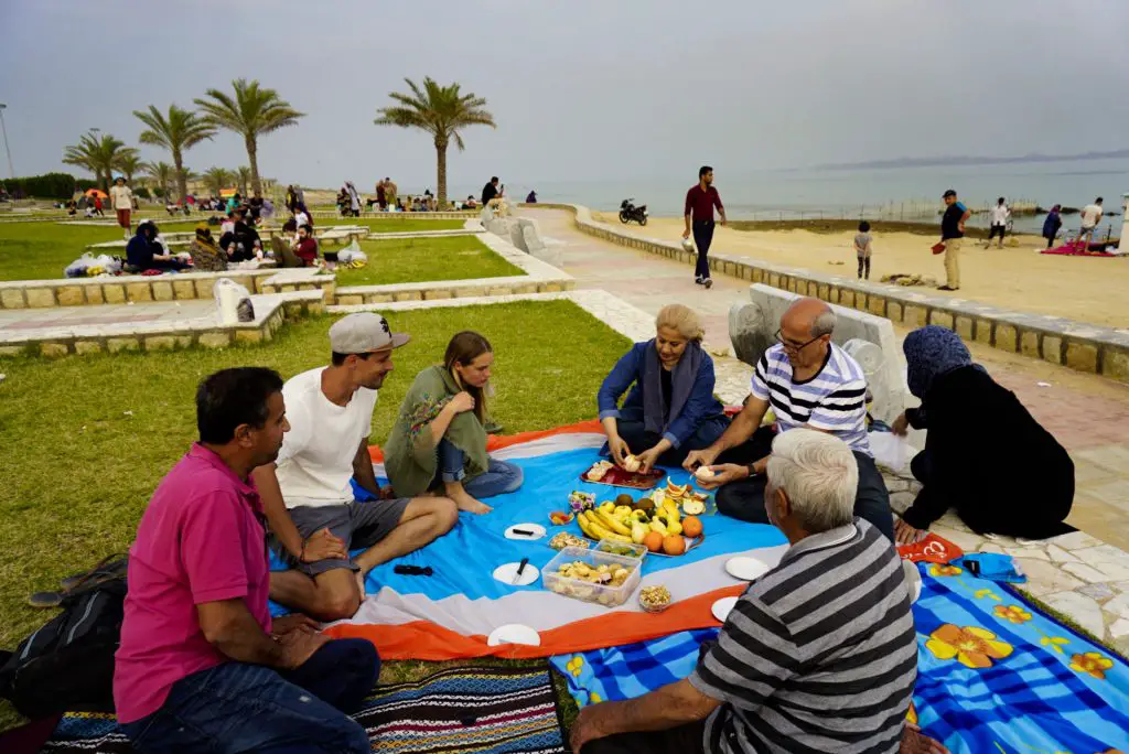 Picnic by the beach, Nature day, Qeshm, Iran