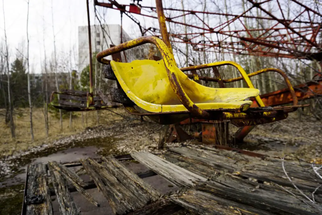 Pripyat amusement park Chernobyl Ukraine