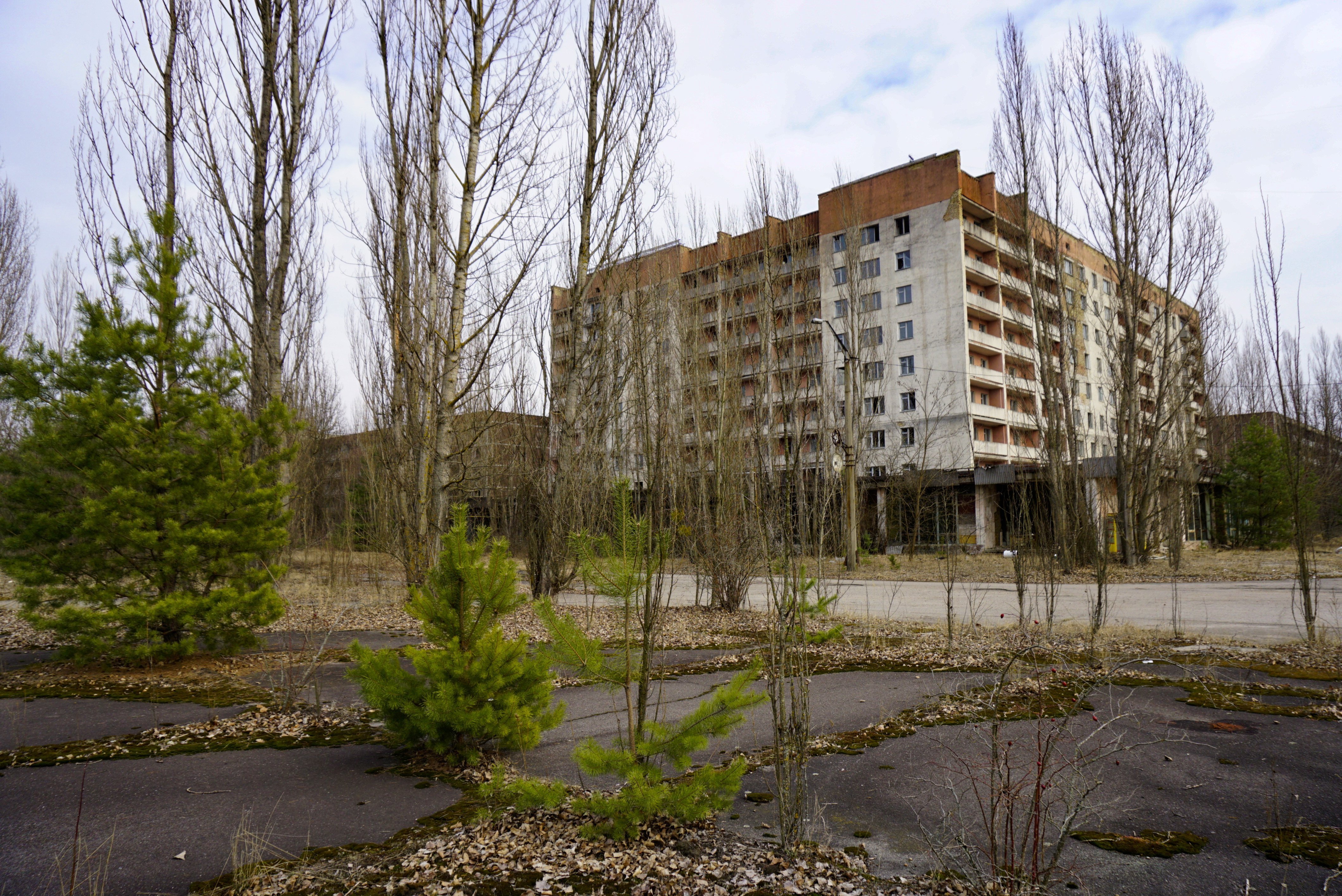 Abandoned building Pripyat Chernobyl Ukraine
