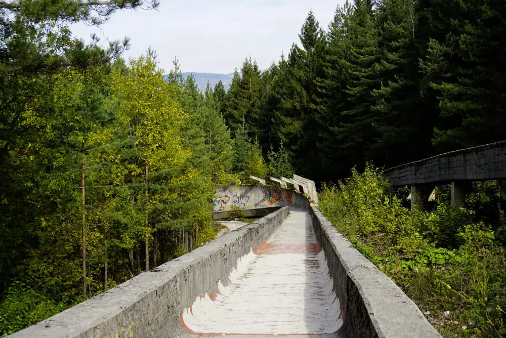 Abandoned venues of the Winter Olympics, Sarajevo, Bosnia and Herzegovina
