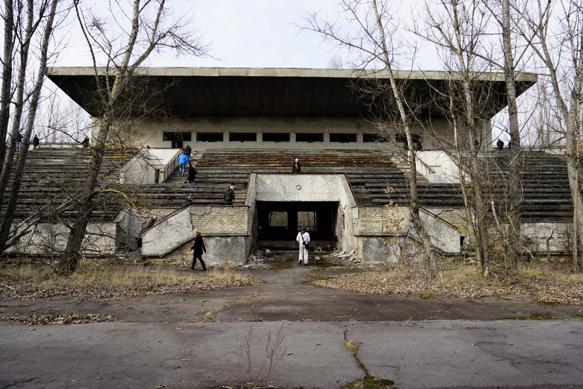 Avanhard Stadium Pripyat Chernobyl Ukraine