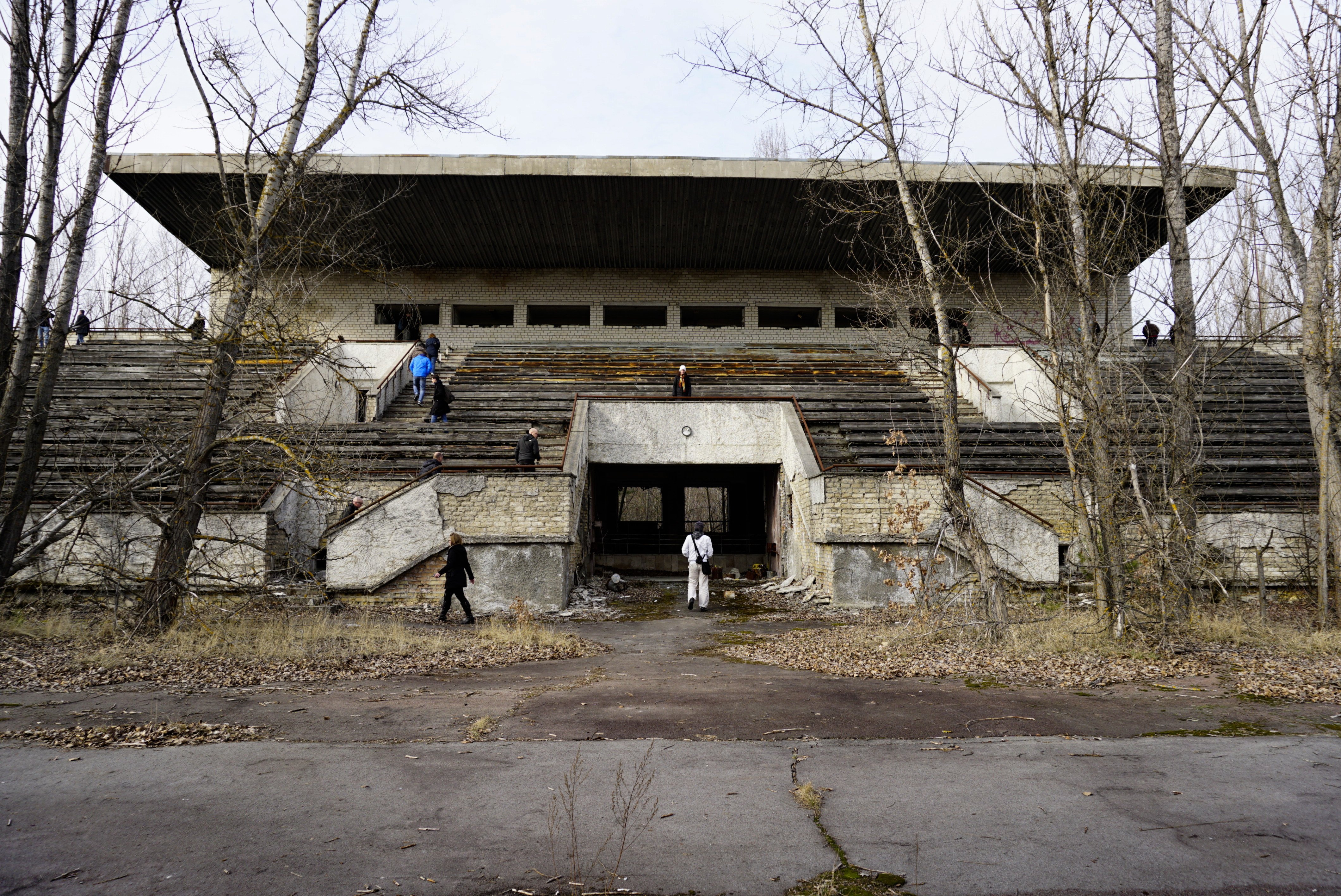 Avanhard Stadium Pripyat Chernobyl Ukraine