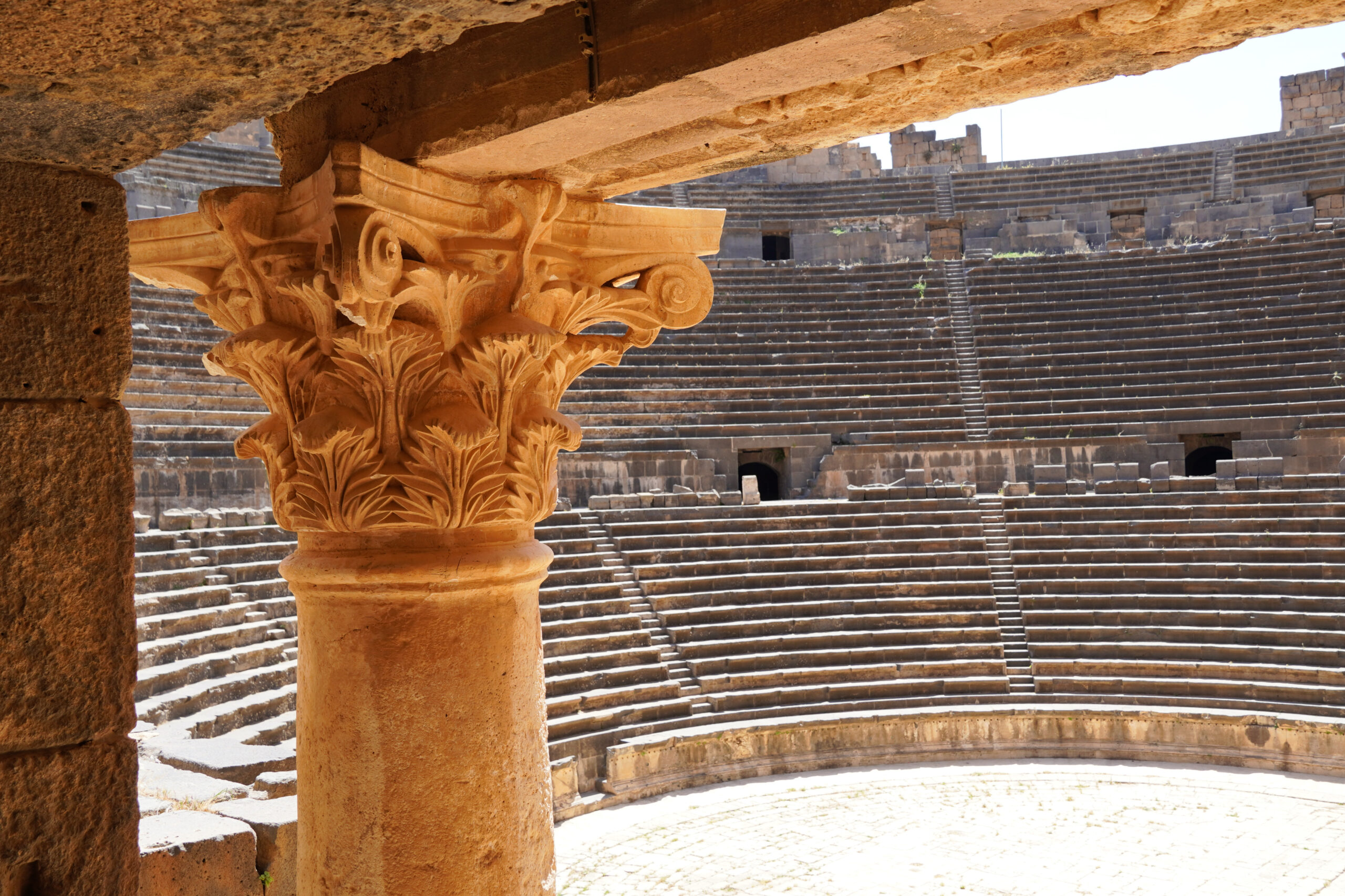 Bosra theater, Syria - Experiencing the Globe