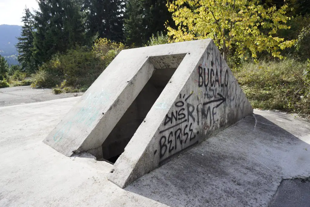 Bunker of Bosnian Serb leader, Radovan Karadžić, Abandoned venues of the Winter Olympics, Sarajevo, Bosnia and Herzegovina