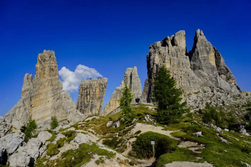 Cinque Torri, Dolomites, Italy - Experiencing the Globe