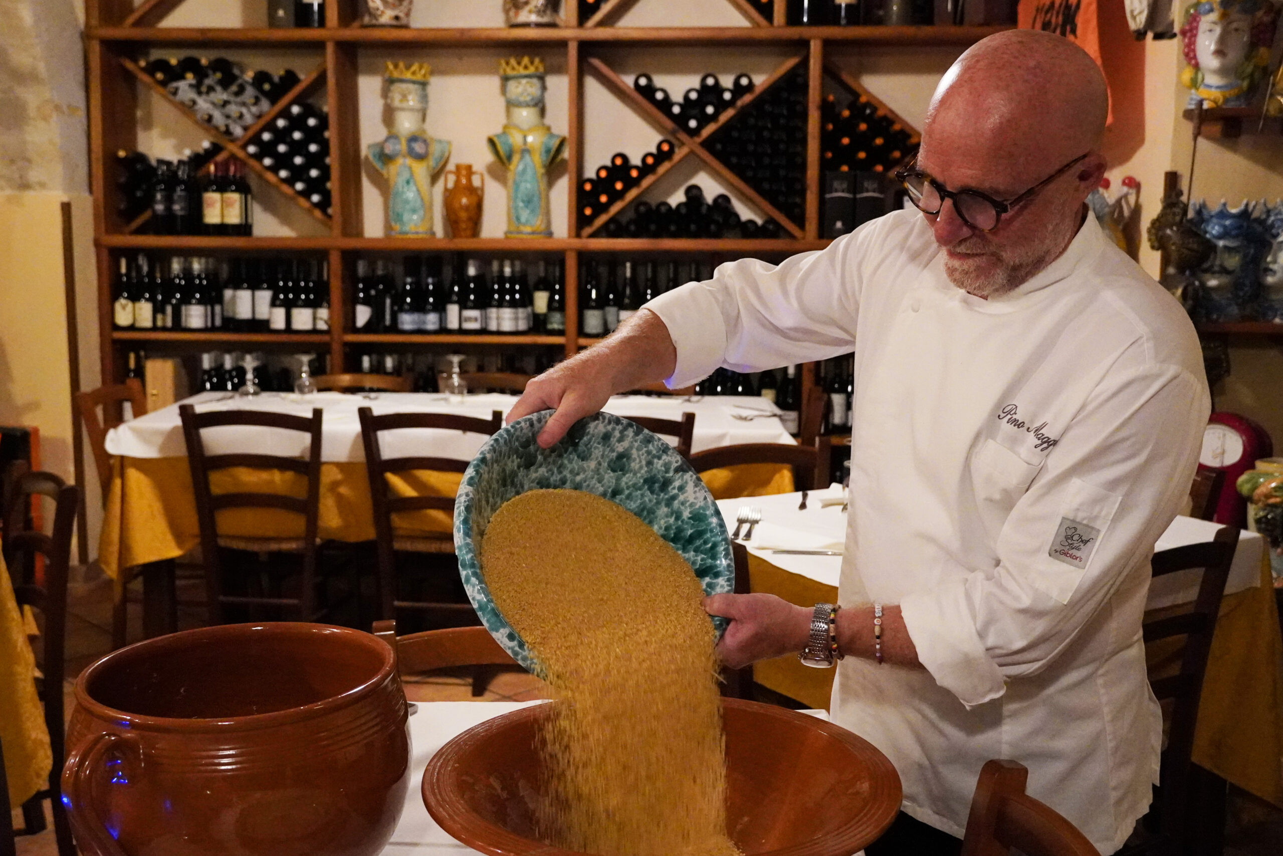 Couscous alla trapanese class, Cantina Siciliana, Trapani, Sicily, Italy - Experiencing the Globe