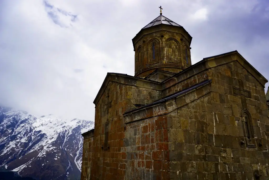 Gergeti Trinity Church, Kazbegi, Georgia - Experiencing the Globe