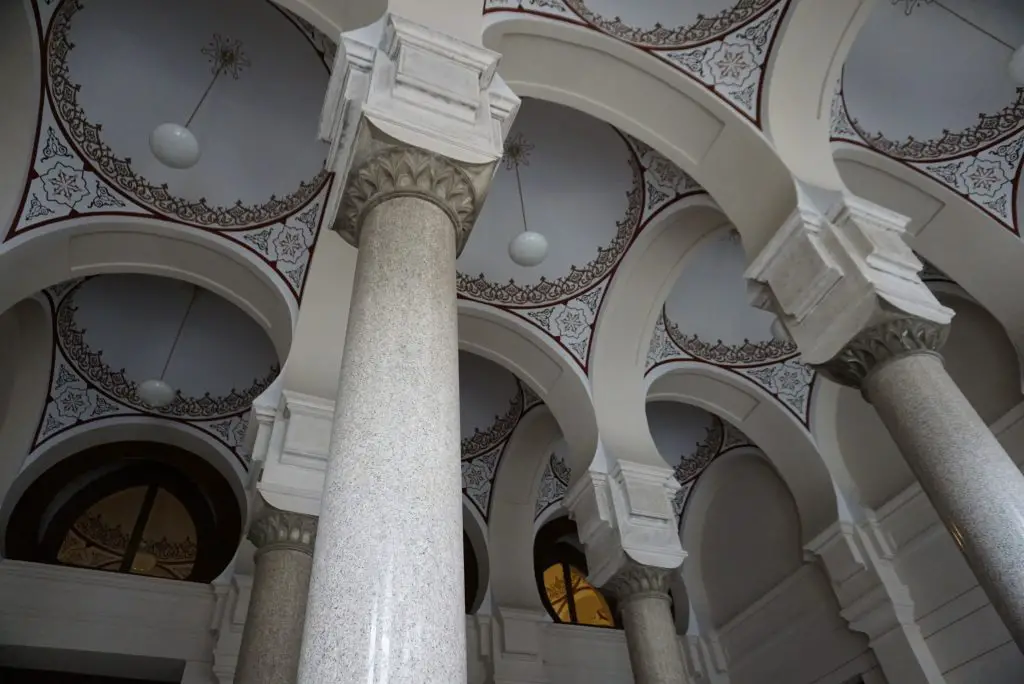 Hall of the National Library, Vijecnica, Sarajevo, Bosnia and Herzegovina