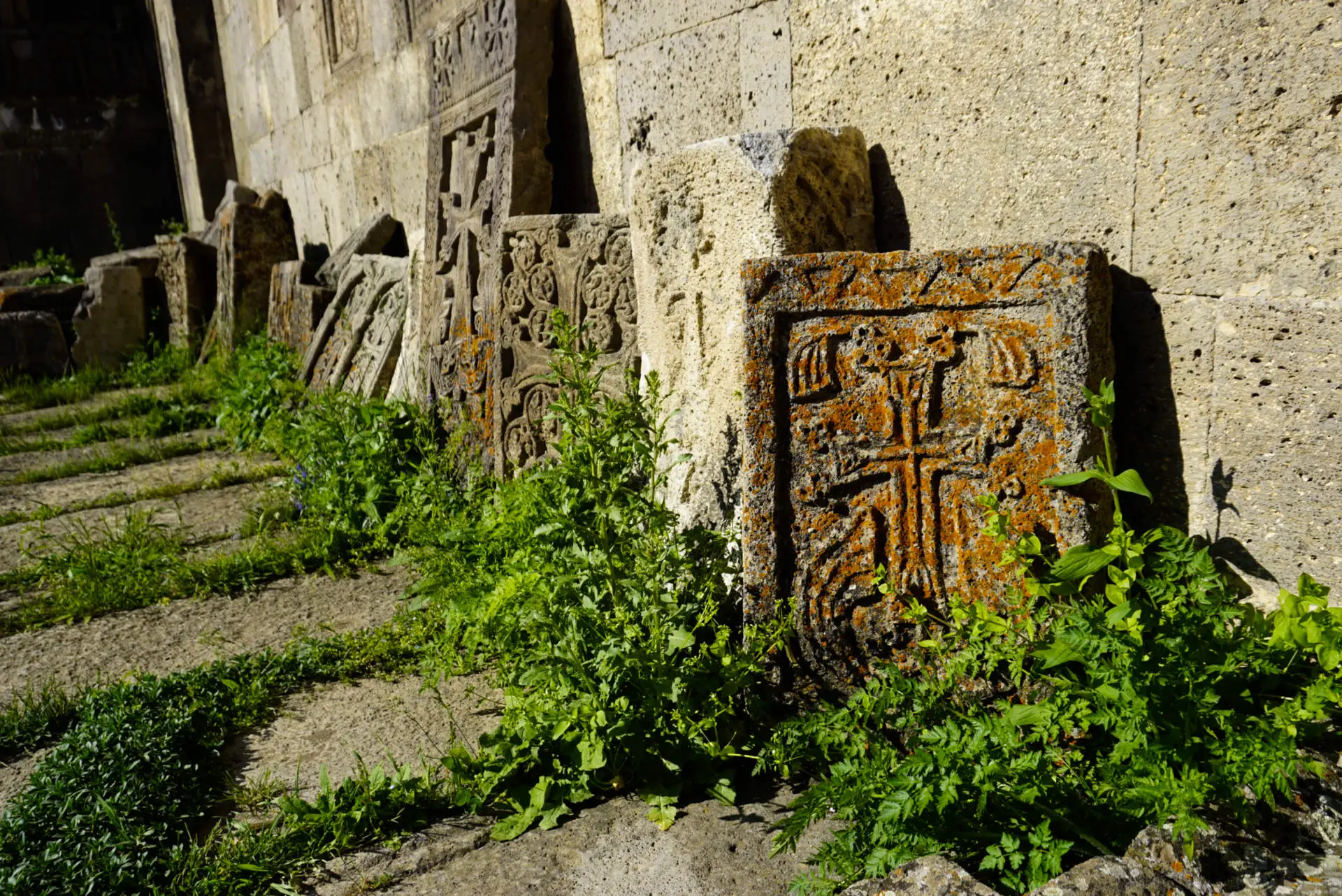 Khachkars, Tatev monastery, Armenia - Experiencing the Globe