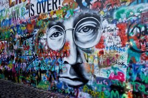 Lennon Wall, Prague, Czech Republic