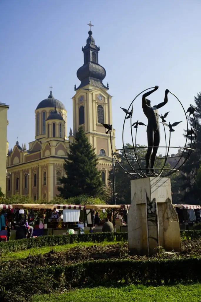 Liberation square, Sarajevo, Bosnia and Herzegovina