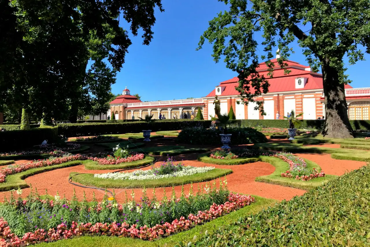 Monplaisir Palace, Peterhof, Russia