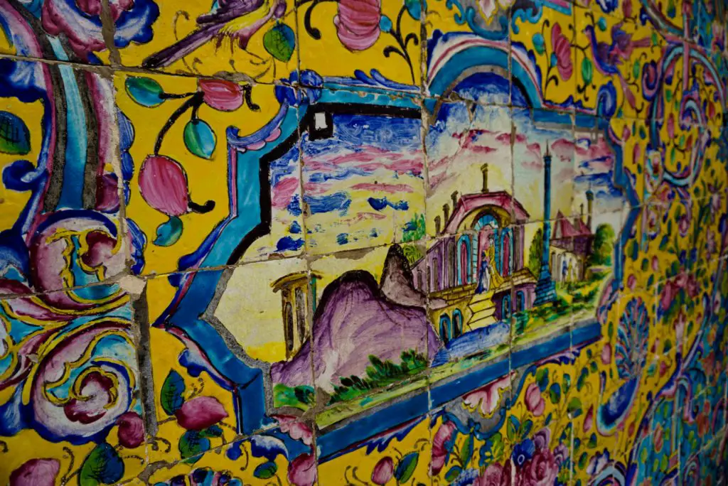 Mosaic and paint works, Golestan Palace, Tehran, Iran – Experiencing the Globe