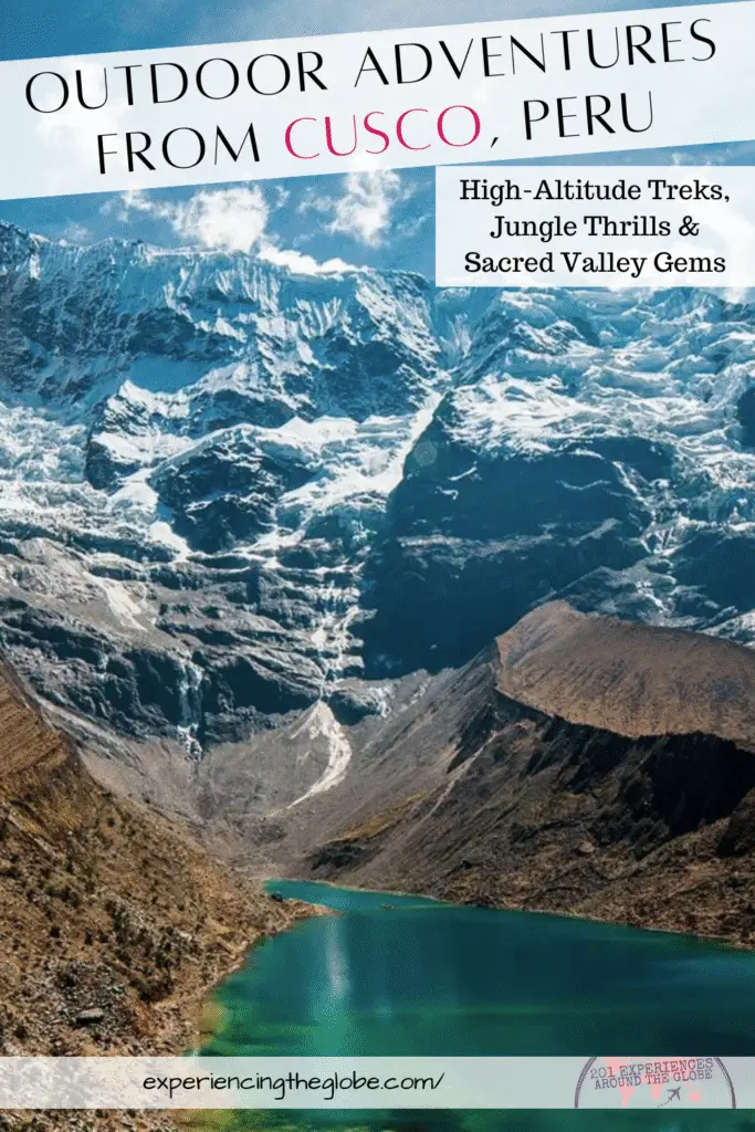 Cusco is more than Machu Picchu. Explore the top outdoor adventures this region offers, including epic multi-day treks, adrenaline-pumping ziplining, mountain biking, jungle expeditions and much more. Whether you’re a thrill-seeker or nature lover, Cusco has unforgettable experiences waiting for you - Experiencing the Globe