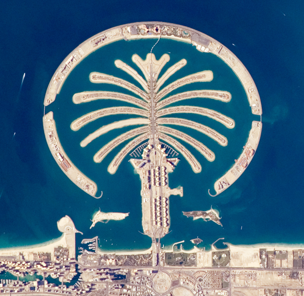 Palm Jemeirah, Artificial Archipelagos, Dubai, United Arab Emirates