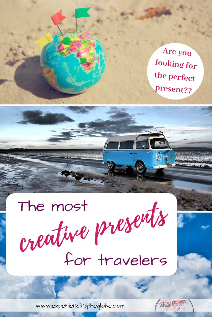 Are you looking for the most creative presents for travelers? Here's a list with the best ideas to keep yourself and your travel-addict friends happy – Experiencing the Globe #Wanderlust #PresentForTravelers #CreativePresents #BestPresents #BestGifts