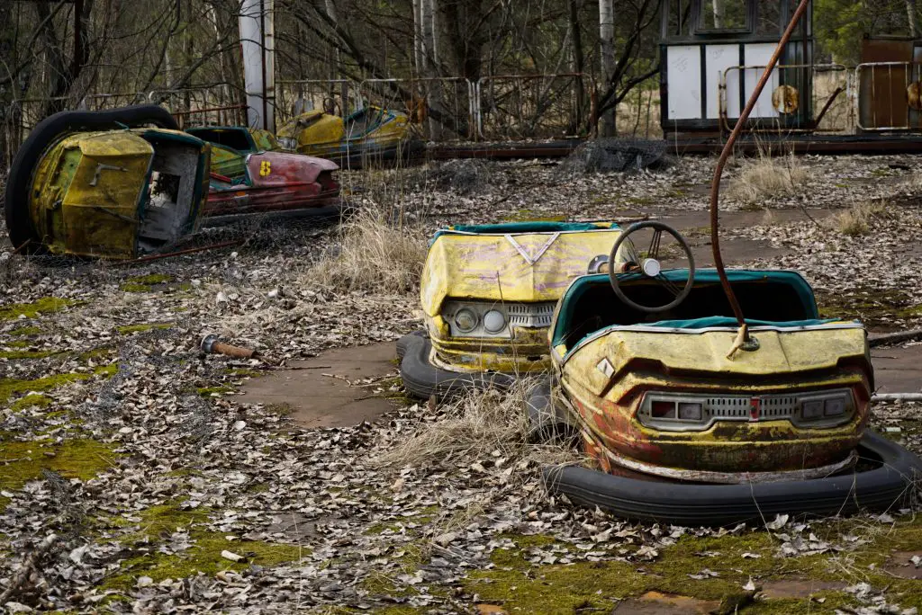 Pripyat amusement park Chernobyl Ukraine