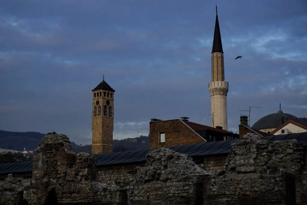 Ruins of Tašlihan Caravanserai, Sarajevo, Bosnia and Herzegovina