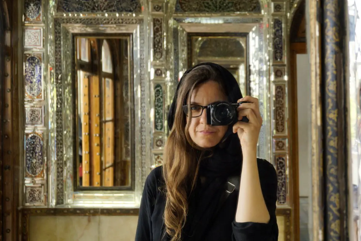 Self portrait, Shiraz, Iran - Experiencing the Globe
