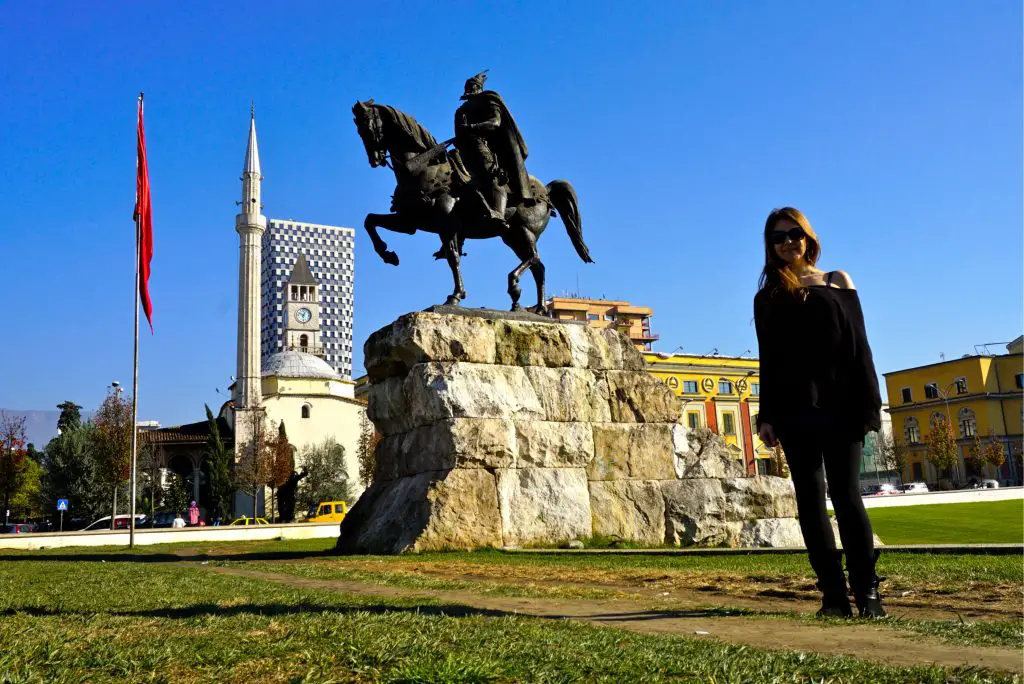 Skanderbeg square, Tirana, Albania