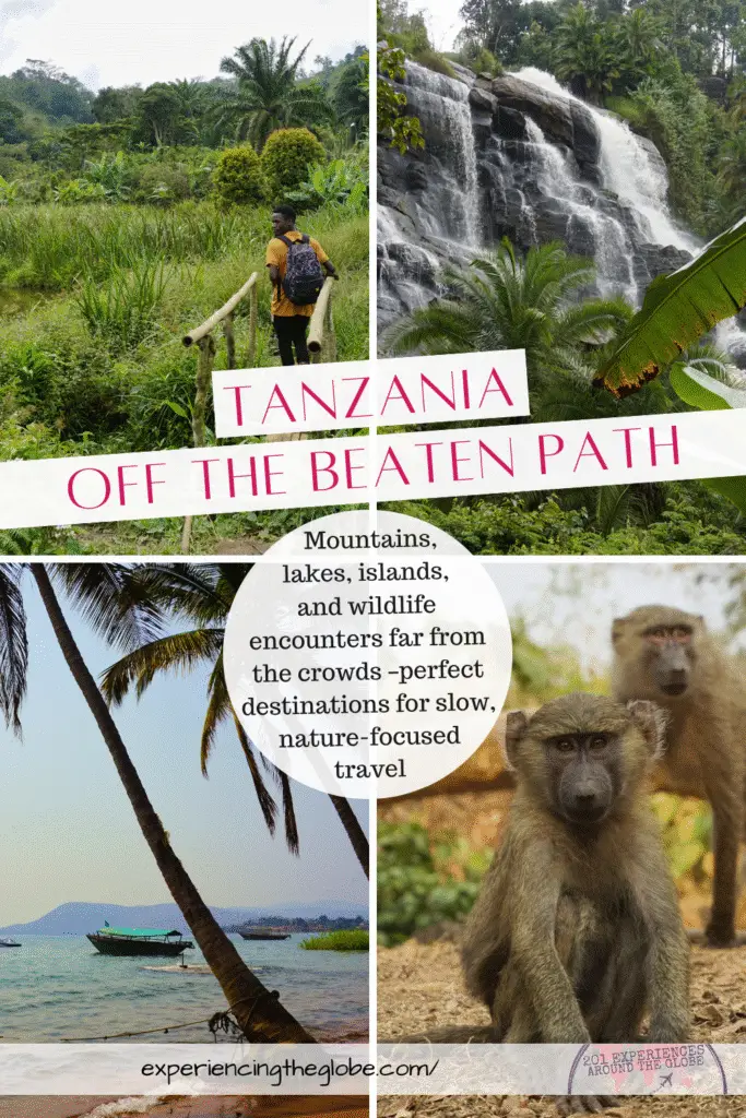 Discover Tanzania off the beaten path: mountains, lakes, islands, and wildlife encounters far from the crowds –perfect for nature-focused, slow travel
