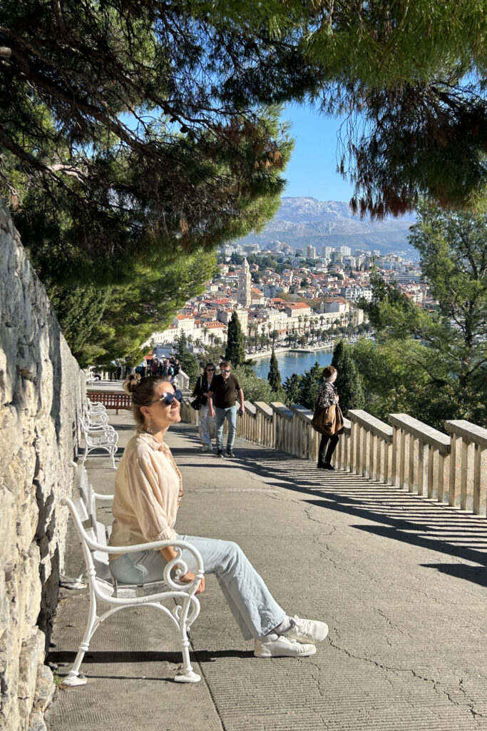 The city at my feet in Marjan hill, Split, Croatia - Experiencing the Globe