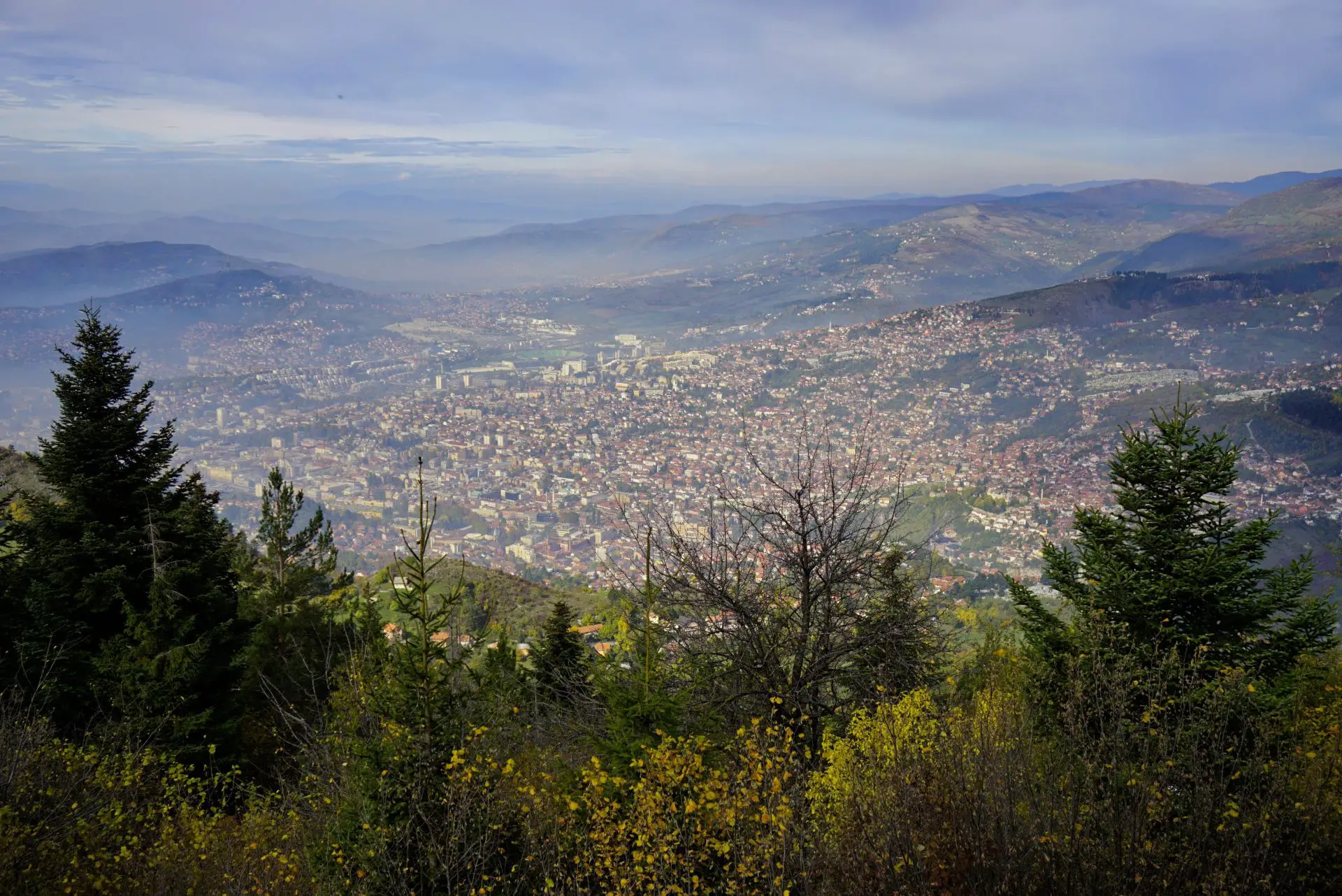 The city from above, Sarajevo, Bosnia and Herzegovina - Experiencing the Globe