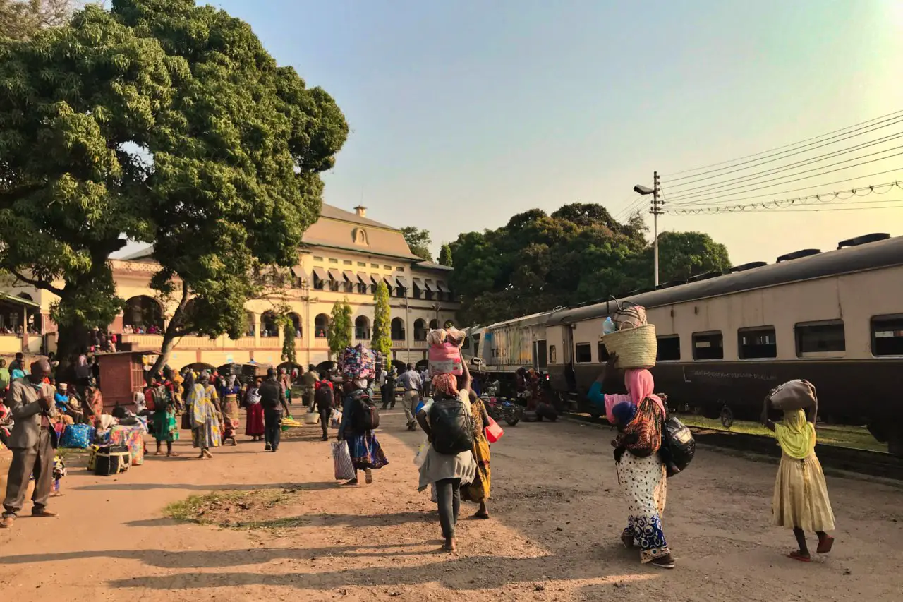 The railway arriving to Kigoma, Central Line train, Kigoma to Dar es Salaam, Tanzania - Experiencing the Globe