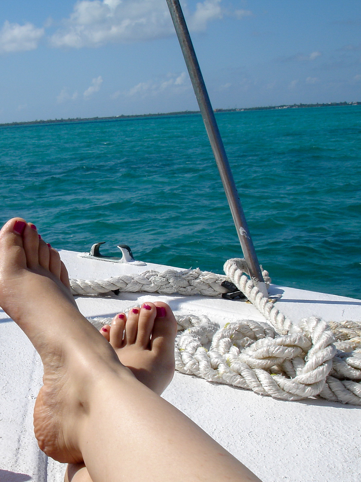 To the sandbar Cayman Islands