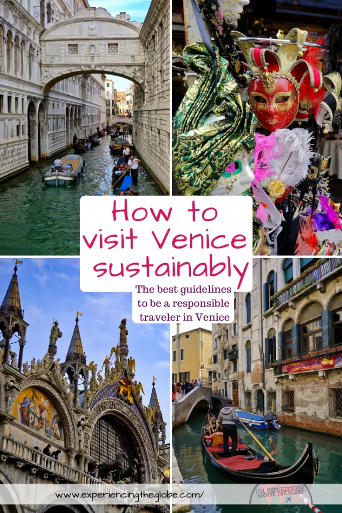 How to visit Venice sustainably is a question every traveler should ask. There’s a negative impact of tourism in Venice, but you can see the city responsibly following this Venice sustainable tourism tips – Experiencing the Globe #Sustainability #Venice #SustainableVenice #EnjoyRespectVenezia #Detourism #SustainableTravel #SustainableTourism #SustainableTraveler #SustainableBehavior #Wanderlust #LaBellaItalia