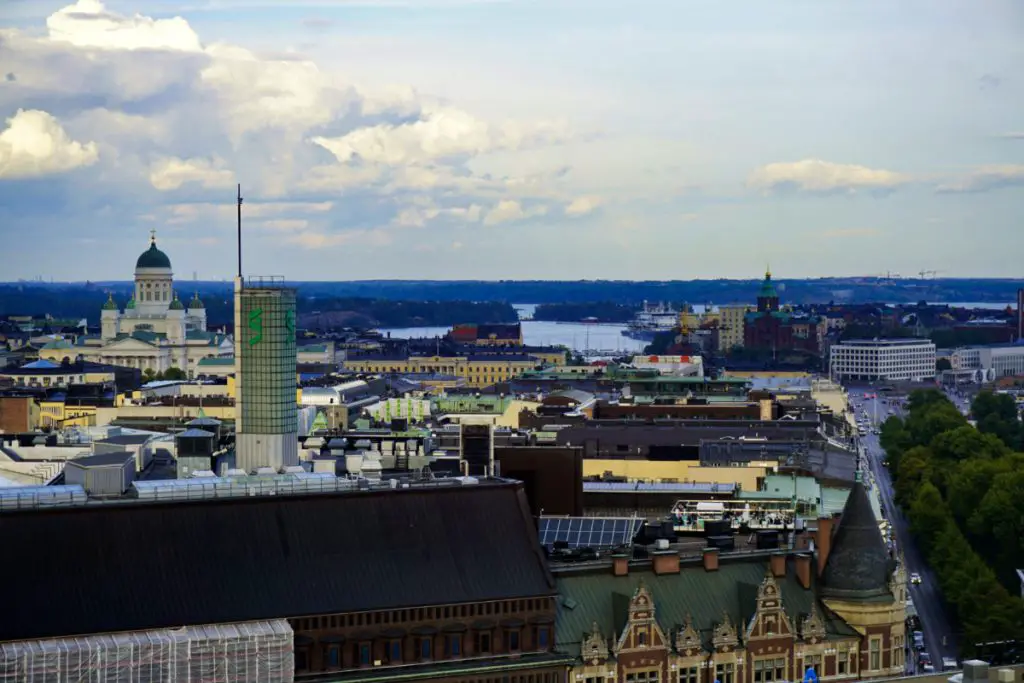 View from Torni hotel, Helsinki, Finland - Experiencing the Globe