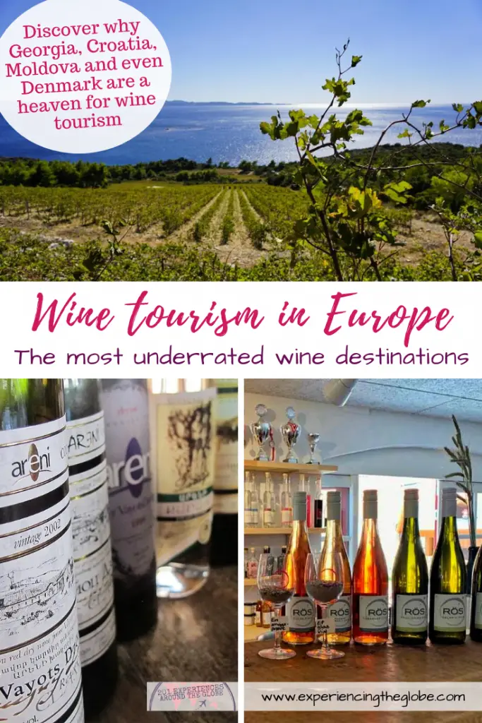 Discover the Old Continent’s most underrated wine destinations, the next trends in wine tourism in Europe. Places like Georgia, Croatia, Moldova and even Denmark are a paradise for those looking for different varieties, technics and approaches to winemaking – Experiencing the Globe │ Wine Tourism in Europe │ Most Underrated Wine Destinations in Europe │ Wine from Croatia │ Wine from Georgia │ Wine from Denmark │ Wine from Armenia │ Wine from Czech Republic │ Wine from Serbia │ Wine from Moldova