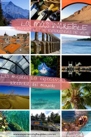 Bucket List de Experiencias de Viaje Bucket List de Experiencias de Viaje